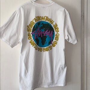 Stussy Intl. One people one Love white tee